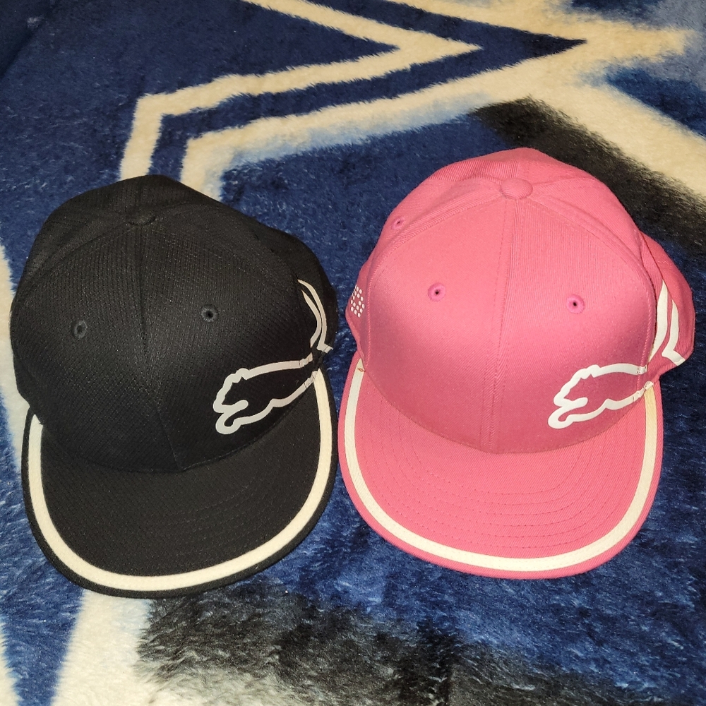 RICKIE FOWLER BLACK MONOLINE HATS S/M PINK ONE IS SOLD